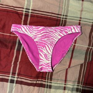 Aerie Pink Zebra Bikini Bottoms